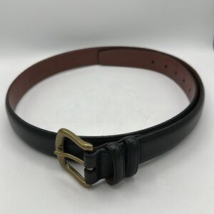 Roundtree & York black leather belt, size 38